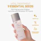 Blithe Vital Treatment 9 Essential Seeds essence, Korean skincare product in 150ml size