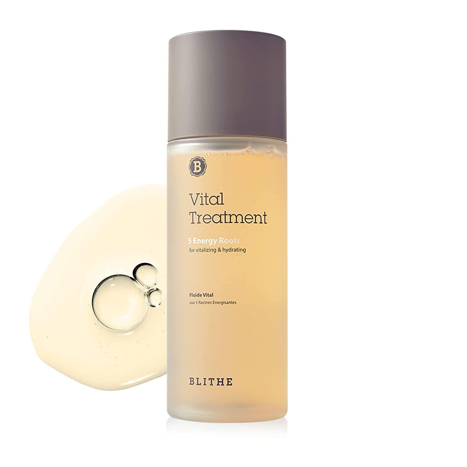 Blithe Vital Treatment 5 Energy Roots essence, hero ingredients and skin benefits