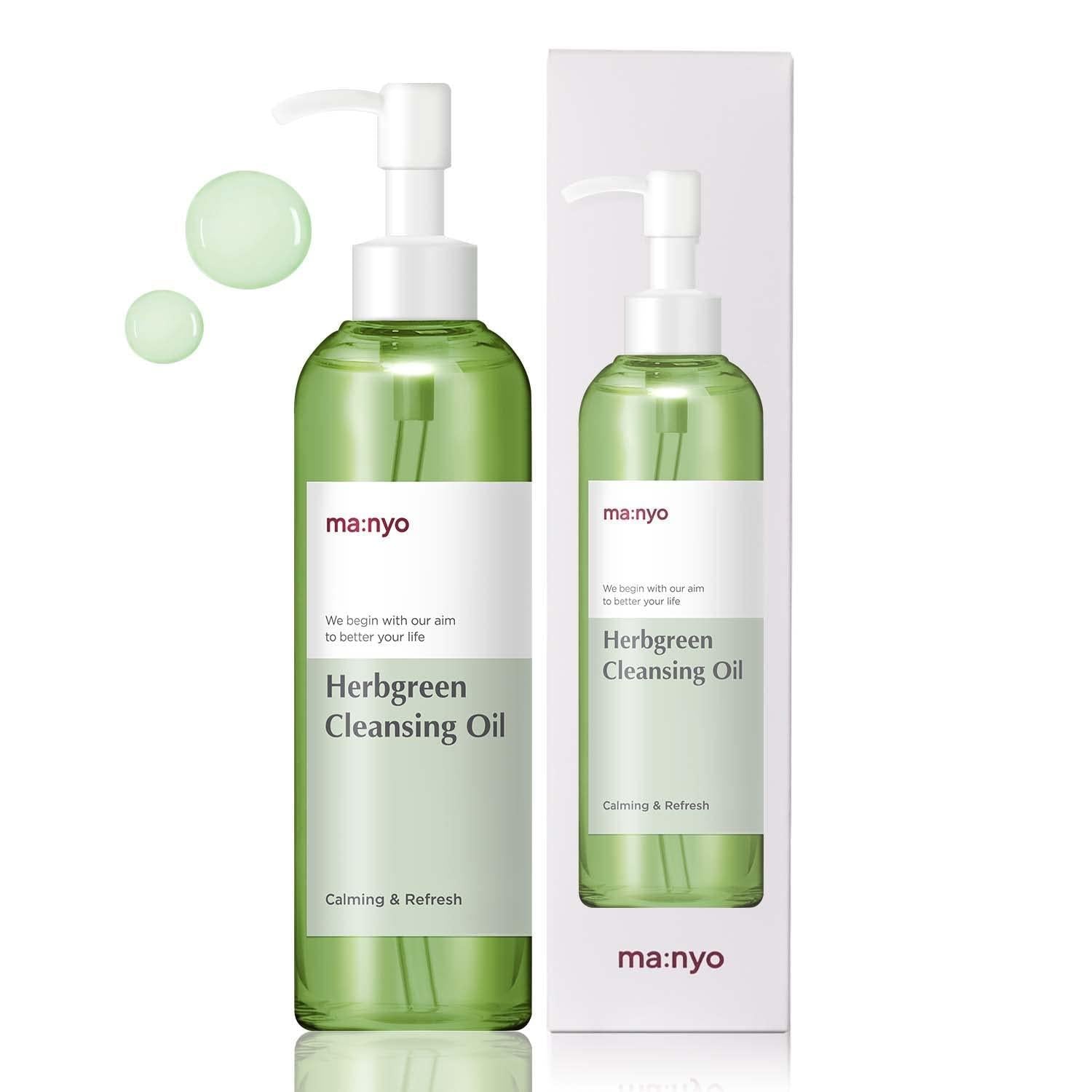 Manyo Herb Green Cleansing Oil, hydrating Korean skincare treatment