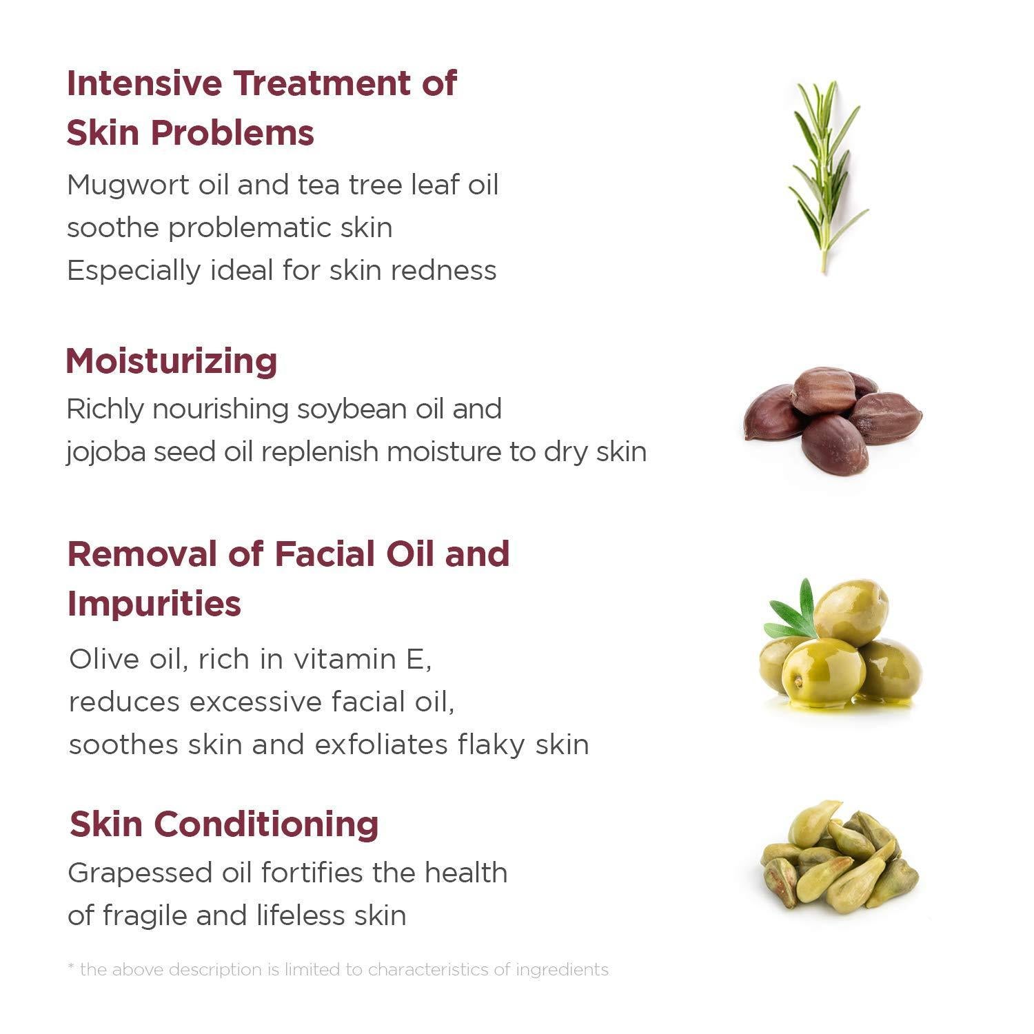 Manyo Herb Green Cleansing Oil, how-to-use skincare image