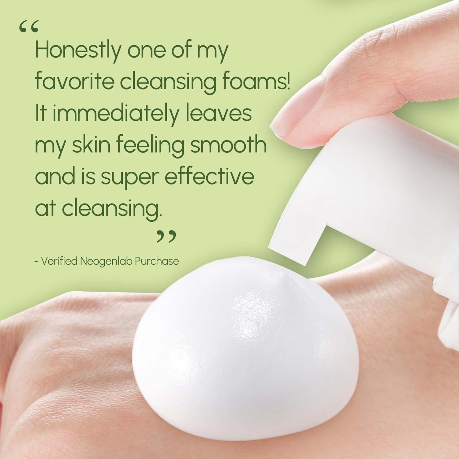 NEOGEN DERMALOGY REAL FRESH FOAM CLEANSER GREEN TEA