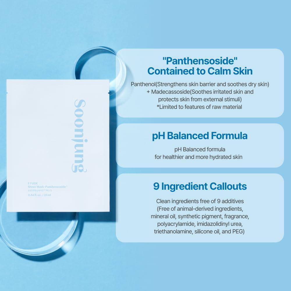 Etude SoonJung Mask Panthensoside x 10