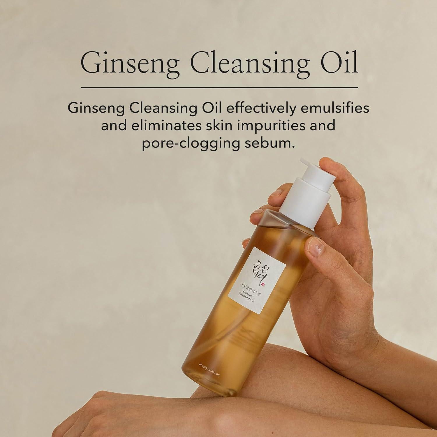 Beauty of Joseon Ginseng Cleansing Oil - lifestyle shot