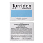Torriden DIVE IN Low Molecular Hyaluronic Acid Soothing Cream 100ml