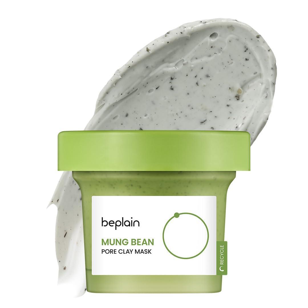 Beplain Mung Bean Pore Clay Mask 120ml - clay texture