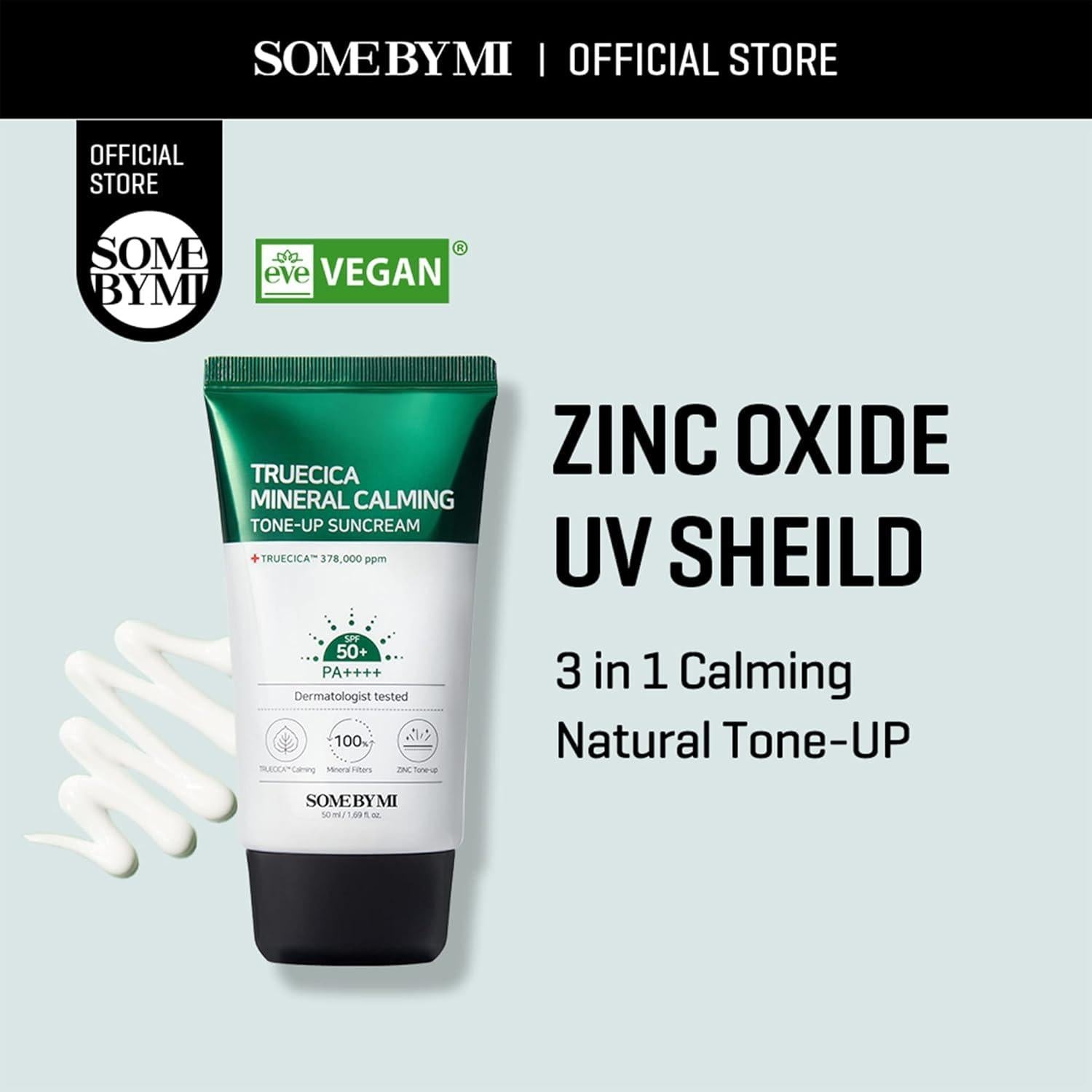 Some By MI Truecica Mineral Calming Tone-Up Suncream 50ml