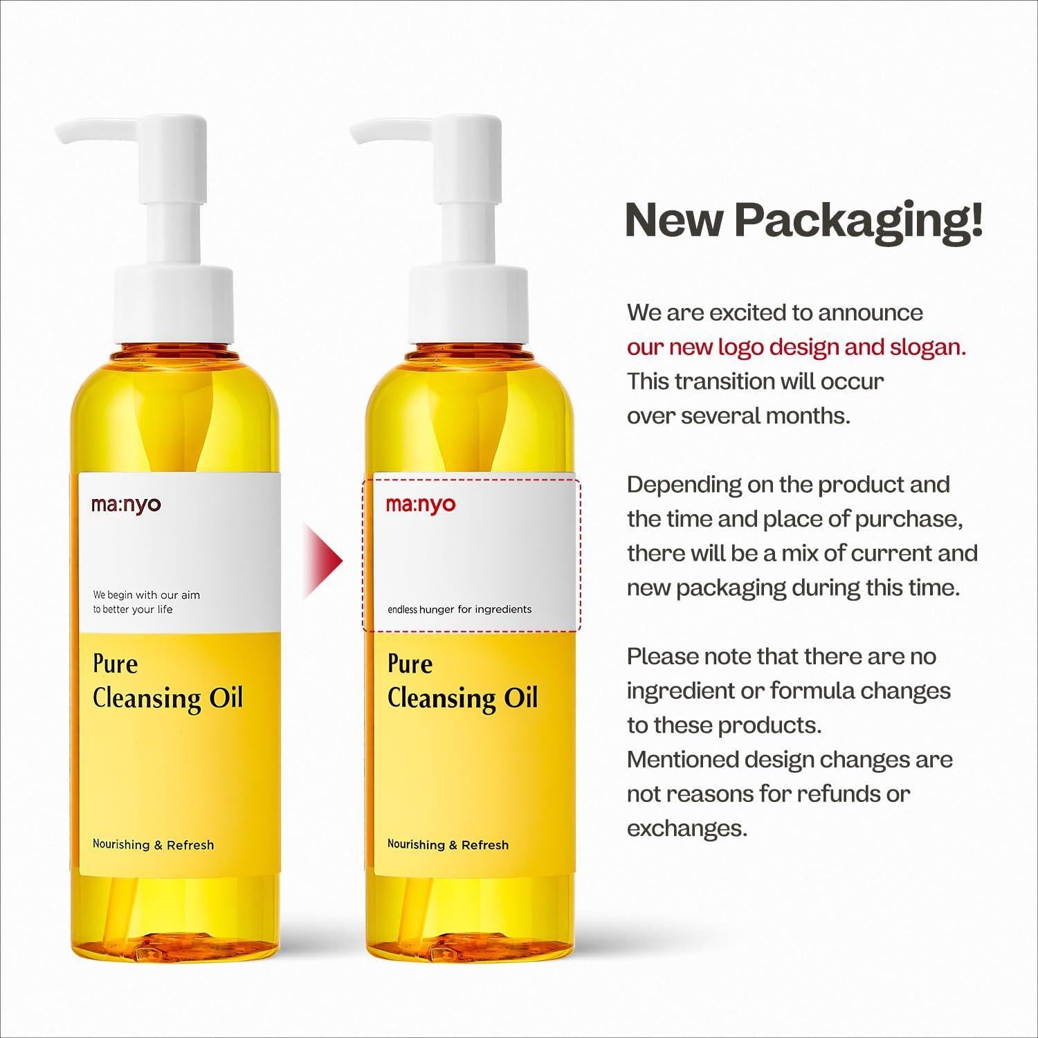 Manyo Pure Cleansing Oil 200ml, formula for targeted skin concerns