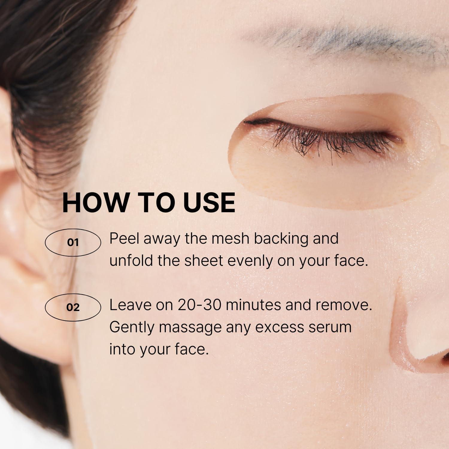 Cell Fusion C Cica Cooling Mask - 5 sheets, how-to-use image