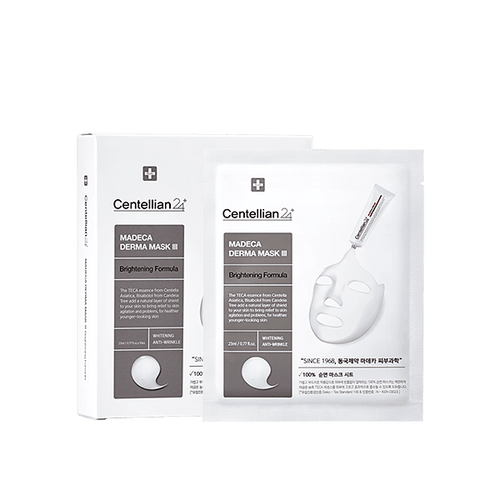 Centellian24 Madeca Derma Mask III Brightening Formula 10pcs - brightening sheet masks