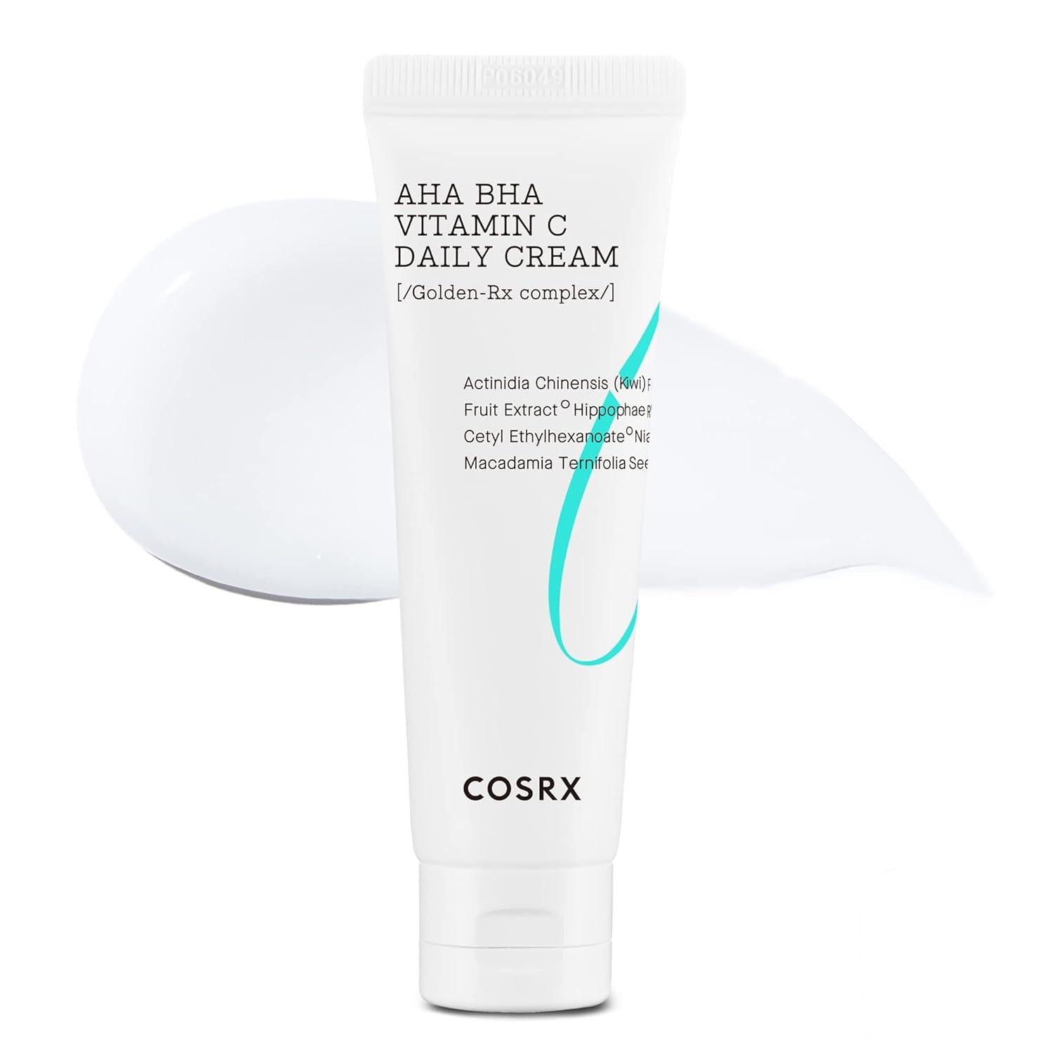COSRX Refresh AHA BHA Vitamin C Daily Cream 50ml - side view
