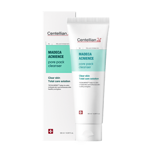 Centellian24 Madeca Acnience Pore Pack Cleanser 120ml - lather texture