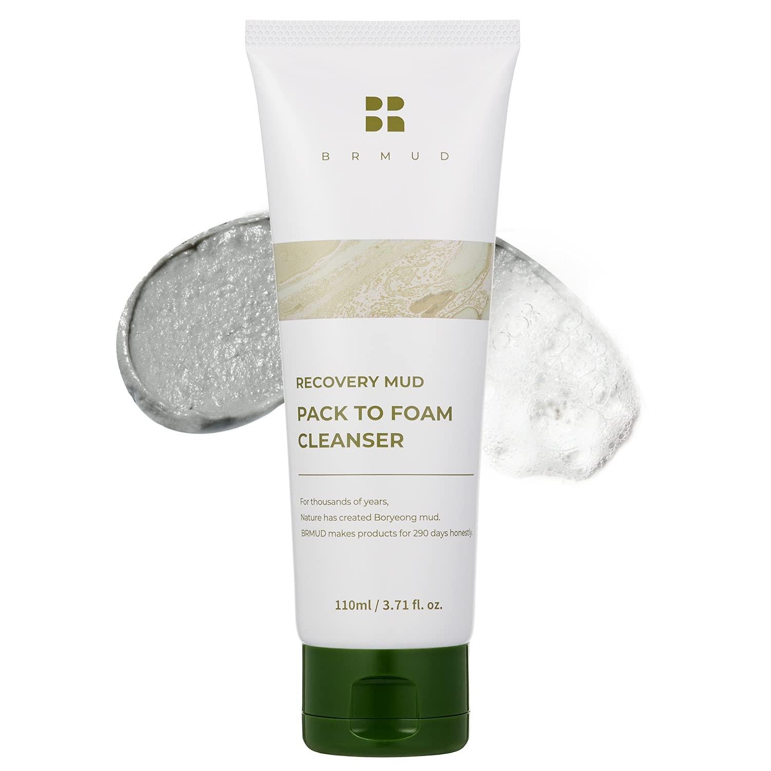 BRMUD Recovery Mud Pack to Foam Cleanser 110ml