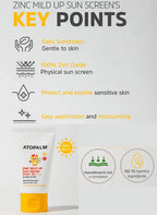ATOPALM Zinc Mild Up Sun Cream