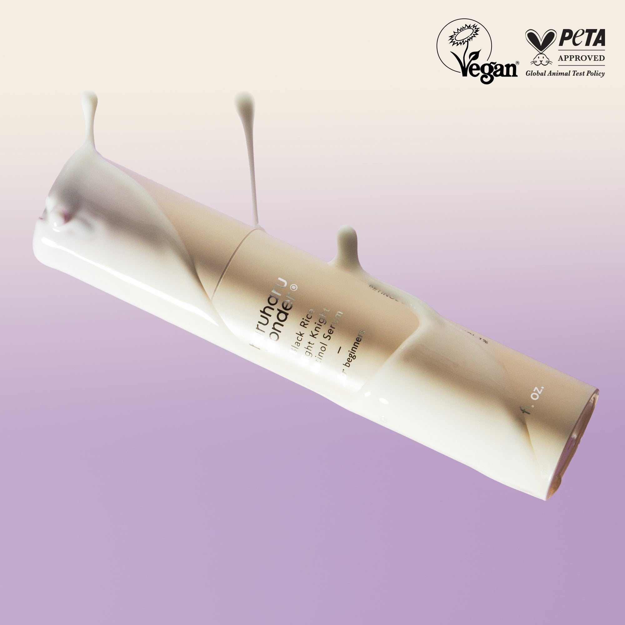 Haruharu Wonder Black Rice Night Knight Retinol Serum 20ml - application