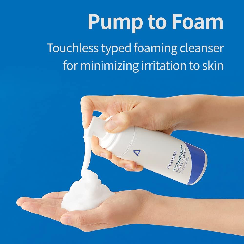 Aestura Atobarrier 365 Bubble Cleanser 150ml - side view