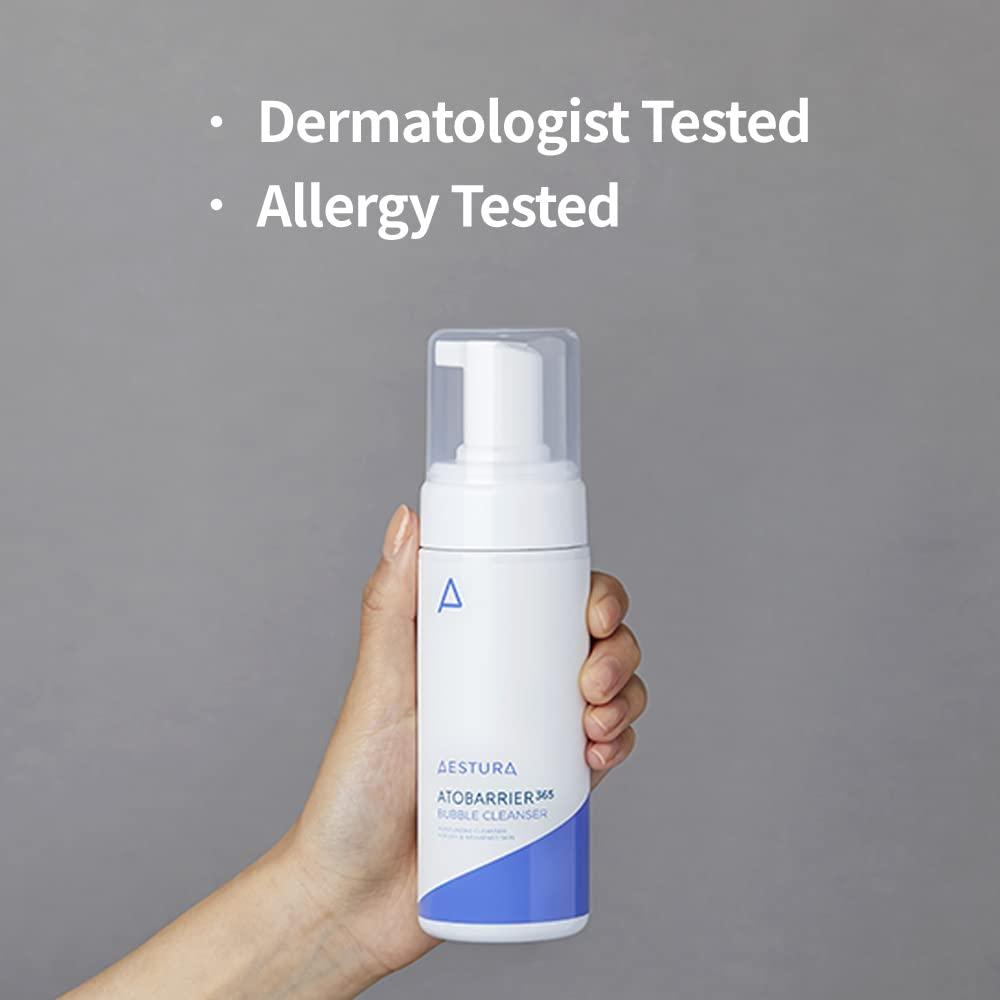 Aestura Atobarrier 365 Bubble Cleanser 150ml - foam texture