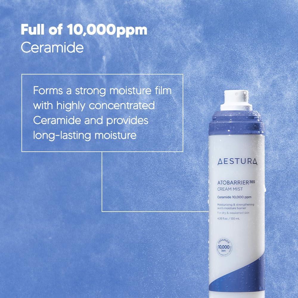 Aestura Atobarrier 365 Cream Mist 120ml - spray nozzle detail