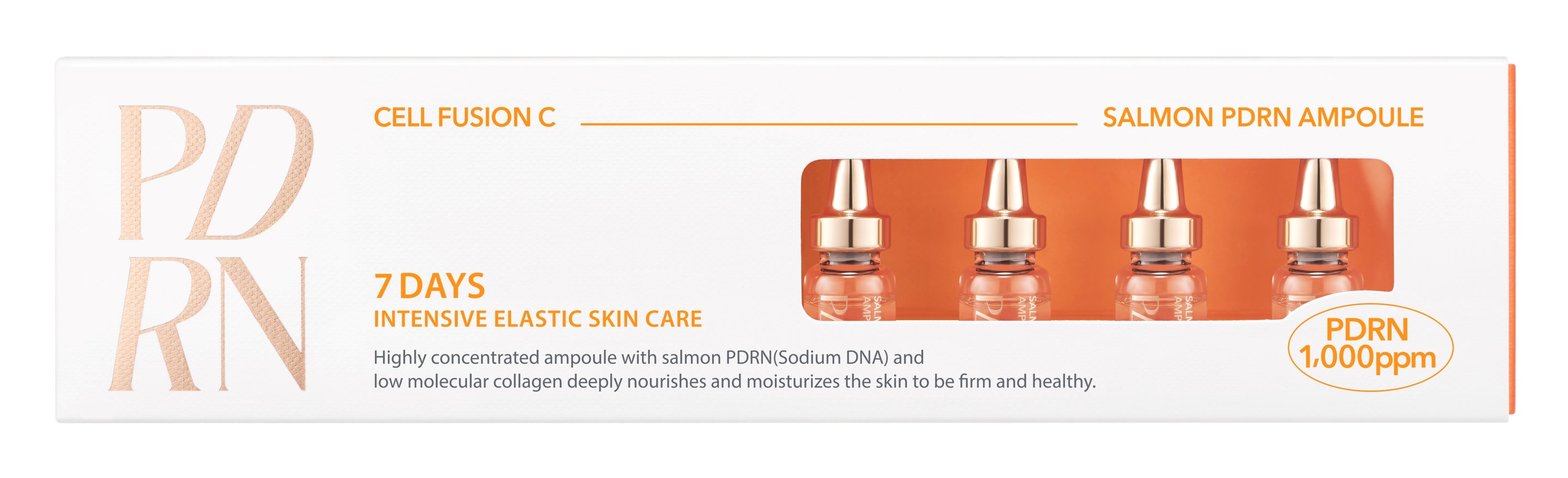 Cell Fusion C Salmon PDRN Ampoule 2ml*7ea, texture close-up