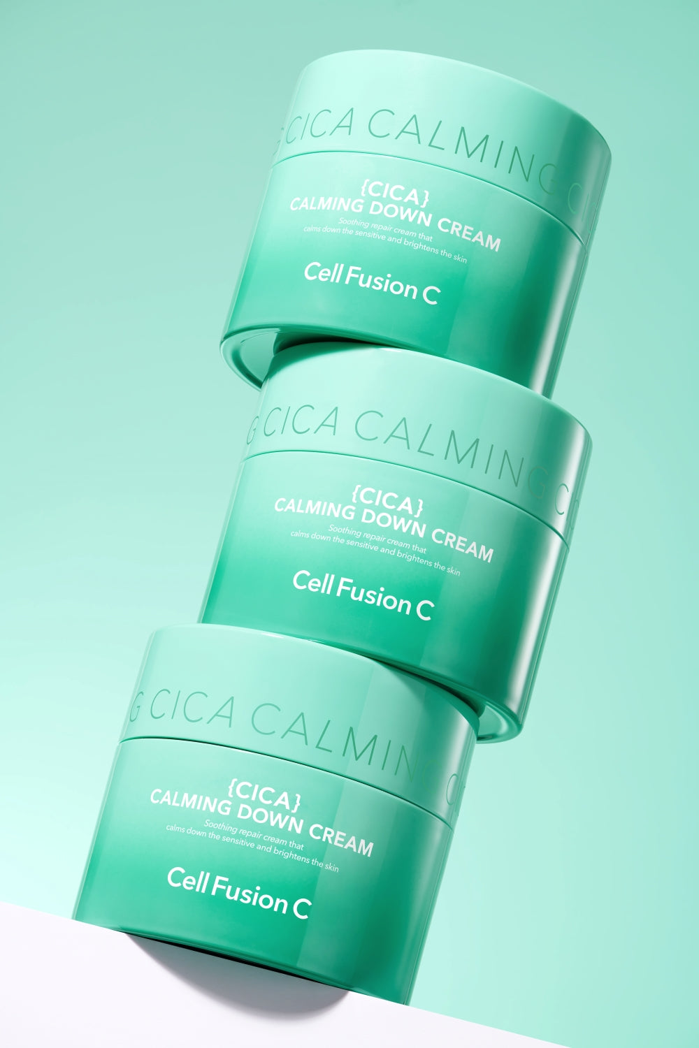 Cell Fusion C Cica Calming Down Cream 50ml, texture close-up