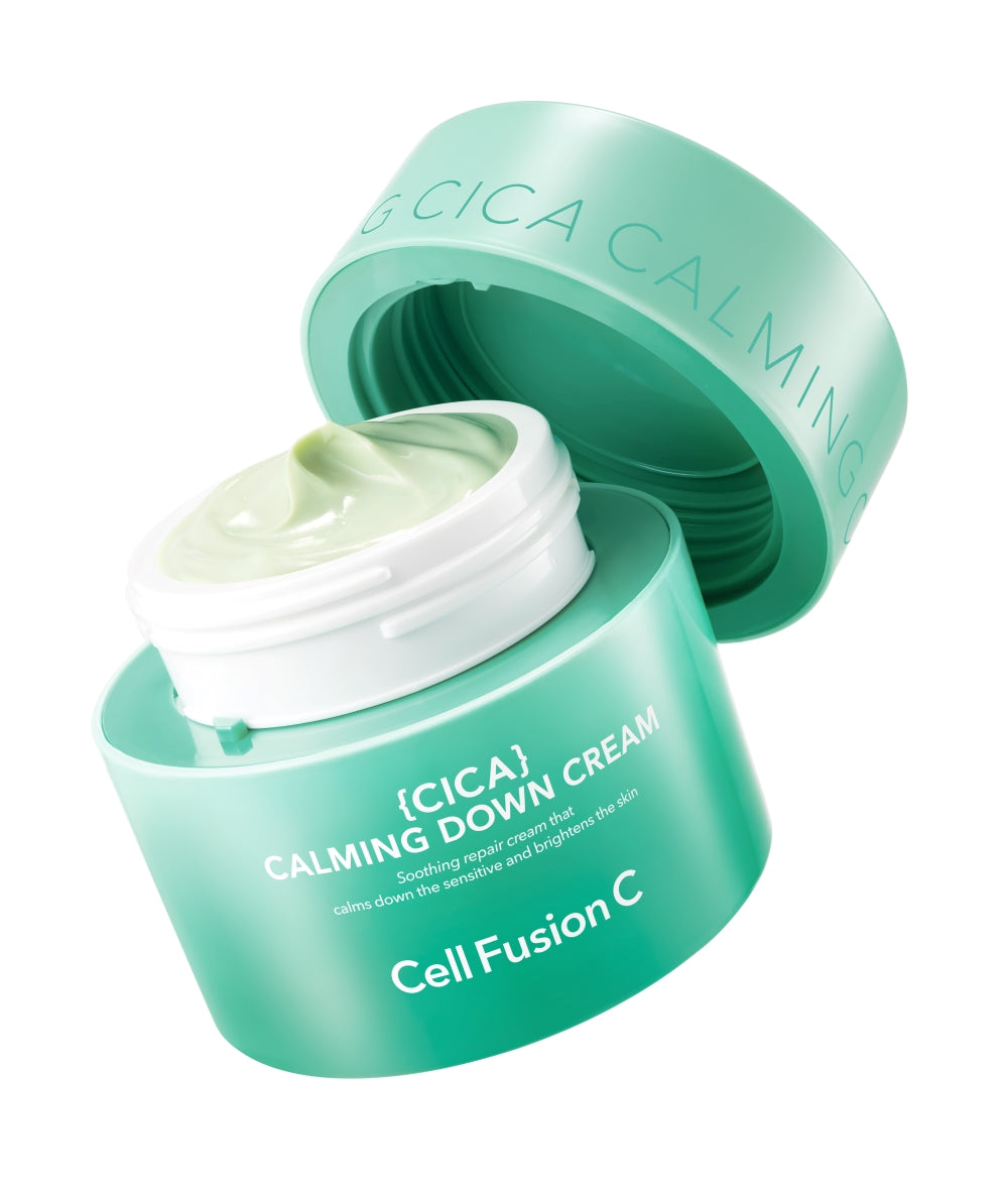 Cell Fusion C Cica Calming Down Cream 50ml, daily routine placement