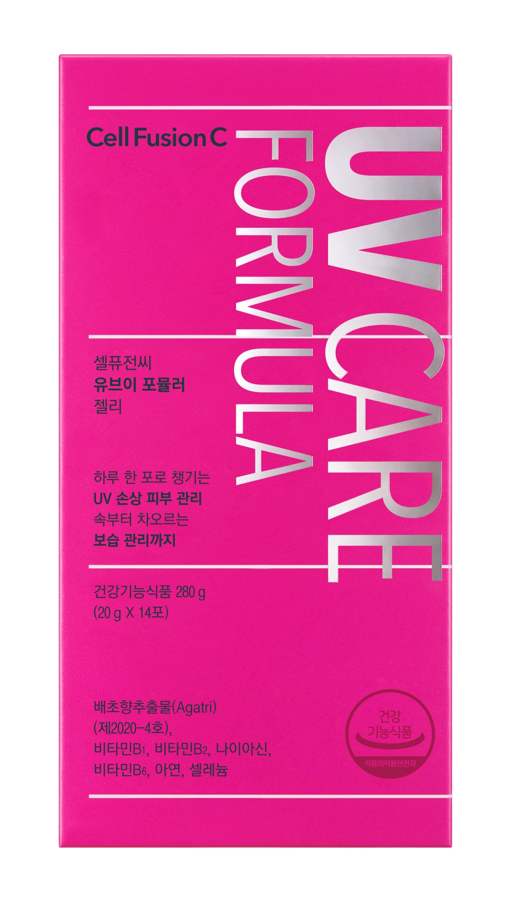 Cell Fusion C UV Formula Jelly 20g*14ea, hero ingredients and benefits