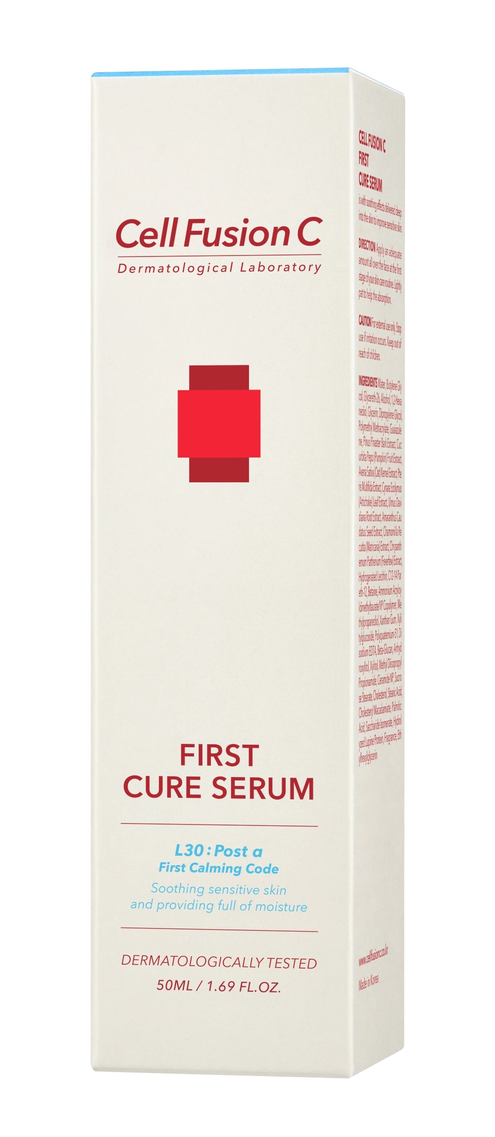 Cell Fusion C First Cure Serum 50ml, application and routine step