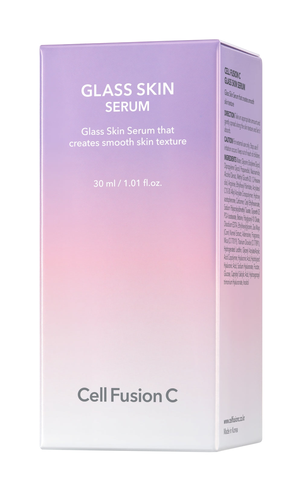 Cell Fusion C Glass Skin Serum 30ml, skin concern and formula features