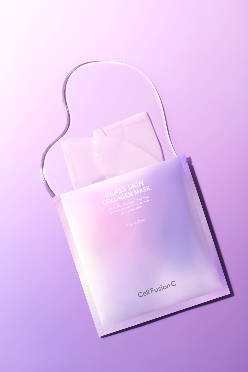 Cell Fusion C Glass Skin Collagen Mask 35g*5ea, skin concern and formula features