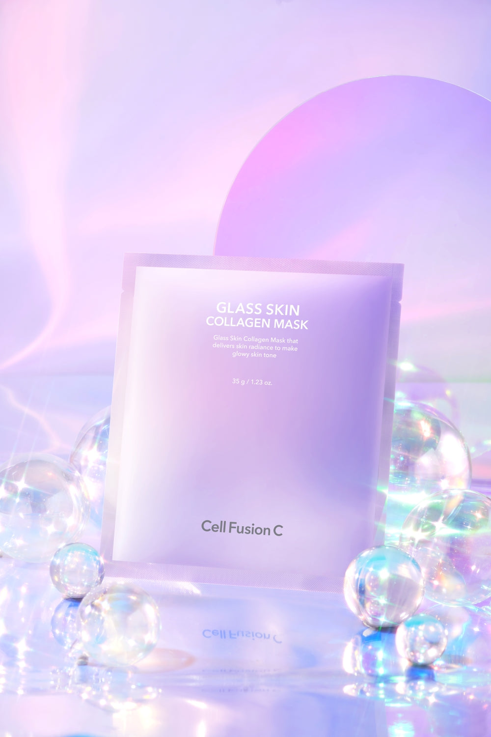 Cell Fusion C Glass Skin Collagen Mask 35g*5ea, Korean skincare product detail