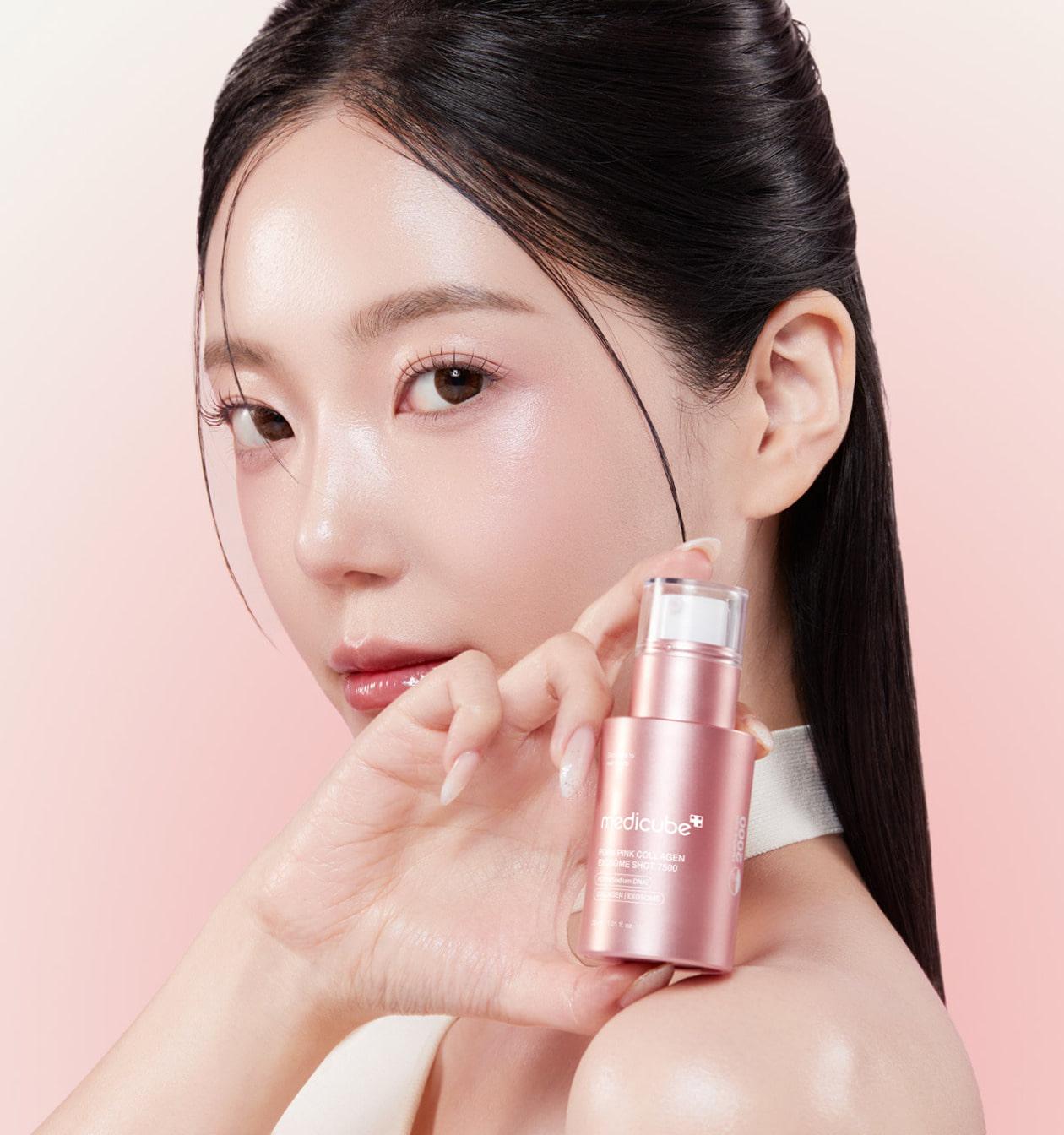 Medicube PDRN Pink Collagen Exosome Shot Ampoule 7500 30ml