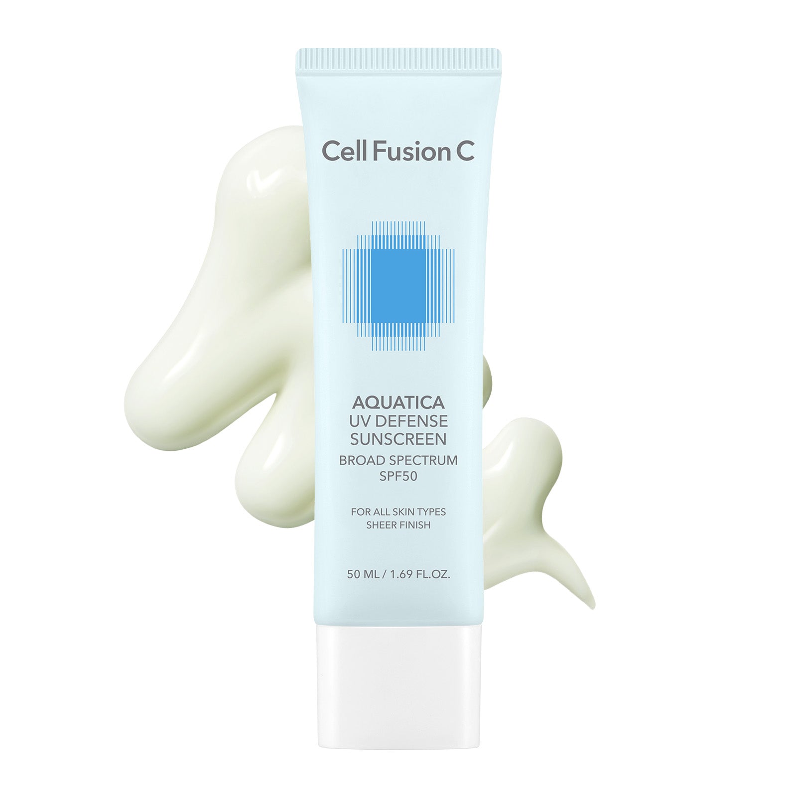 Cell Fusion C 1+1 Aquatica UV Defense Sunscreen OTC 50ml+50ml, hero ingredients and benefits