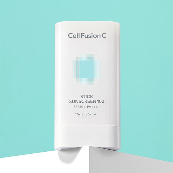 Cell Fusion C Stick Sun Screen 100 SPF50+/PA+++ 19g, application and routine step