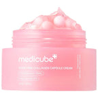 Medicube PDRN Pink Collagen Capsule Cream - capsule texture