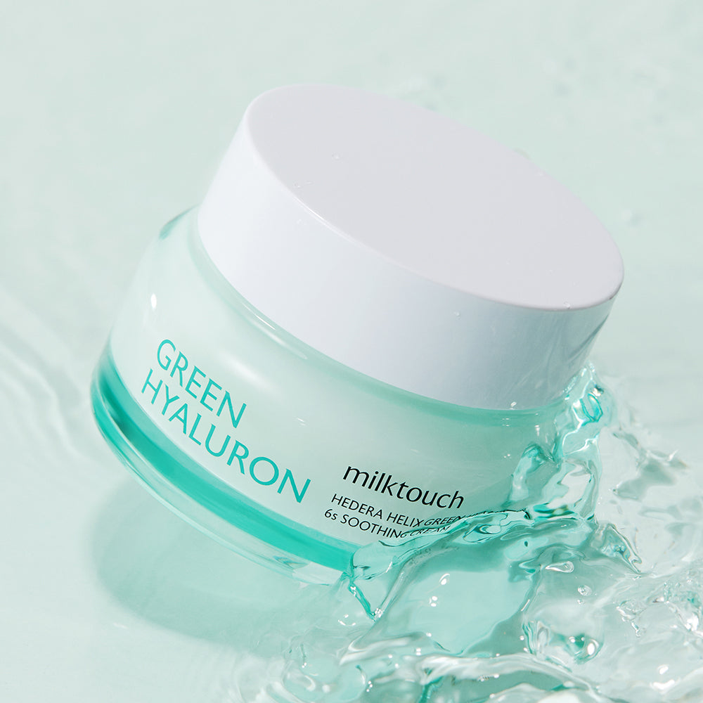 milktouch Hedera Helix Green Hyaluron 6sec Moisture Cream 50ml, face cream featuring balanced moisture for oily skin