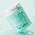 milktouch Hedera Helix Green Hyaluron 6 Sec Soothing Pad, toner pad featuring mini mask application