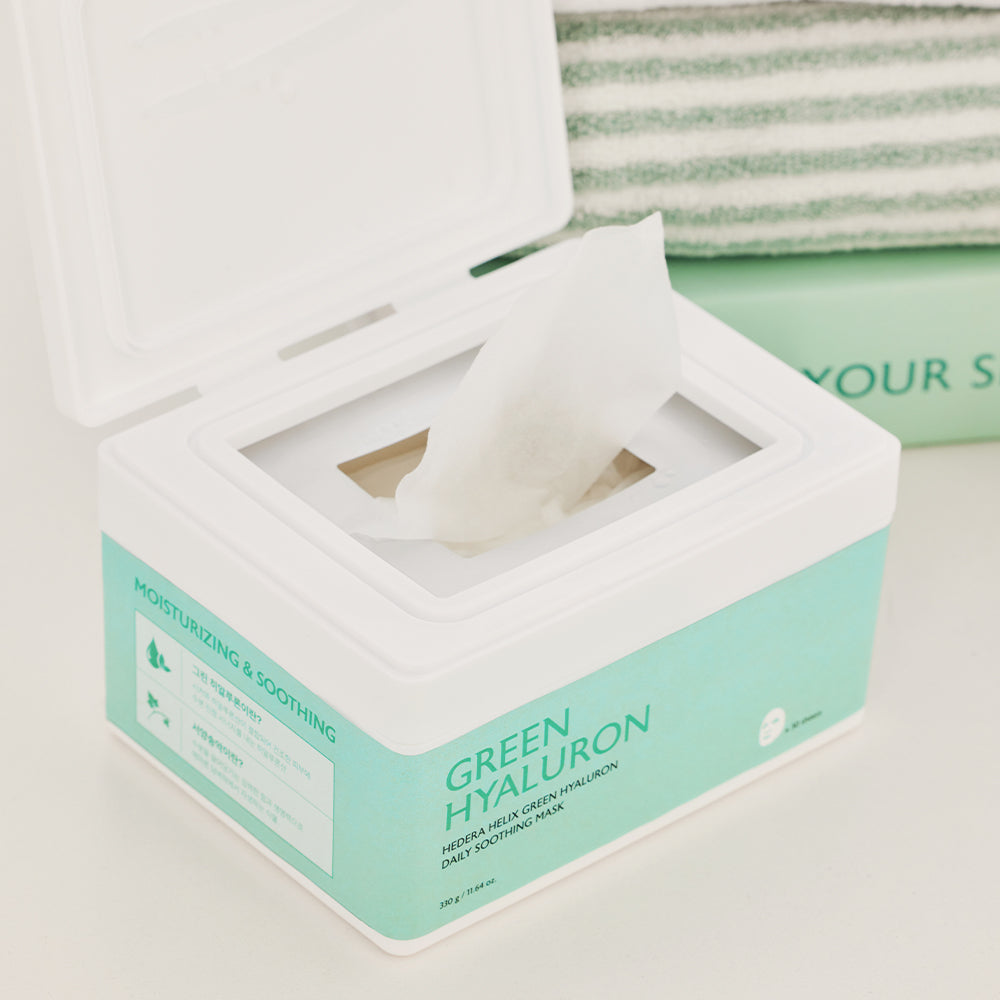 milktouch Hedera Helix Green Hyaluron Daily Soothing Mask