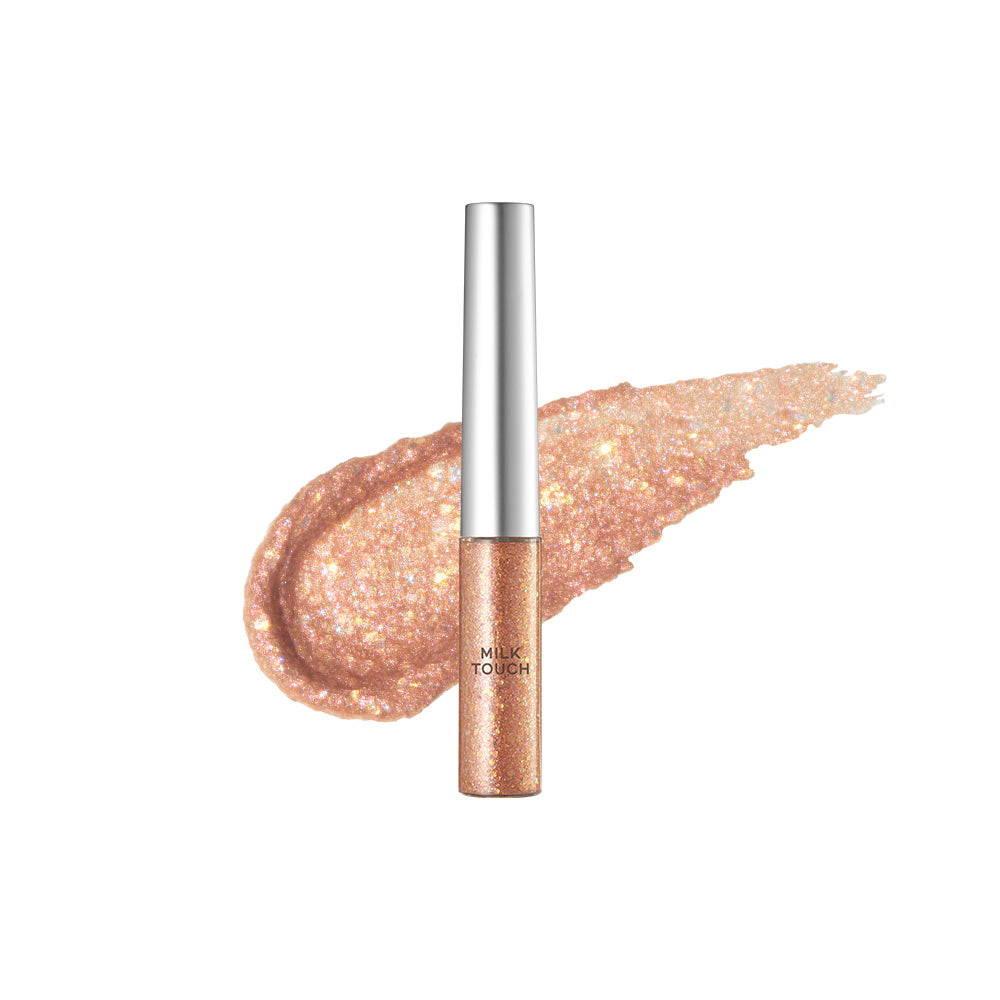 milktouch Fairy Jewel Eye Glitter • Coral Crush Jewelry, eye glitter featuring transparent buildable glitter