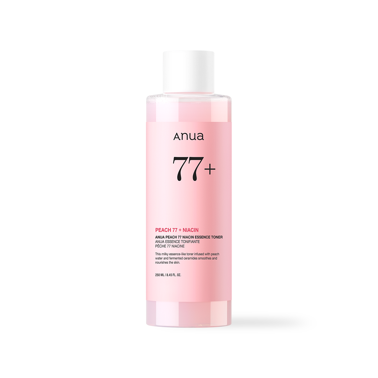 Anua Peach 77 Niacin Essence Toner 250ml - side view