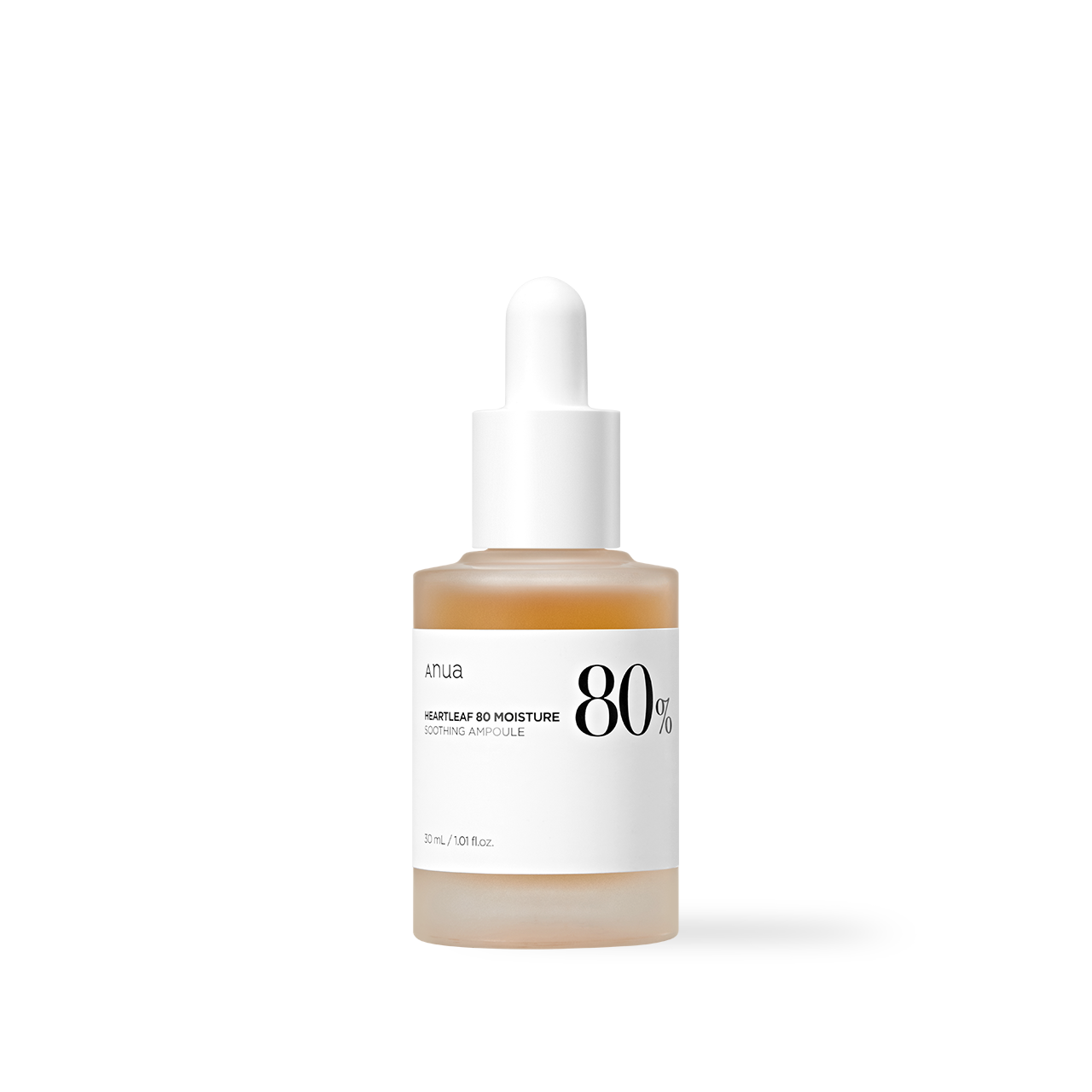 Anua Heartleaf 80% Moisture Soothing Ampoule 30ml - side view
