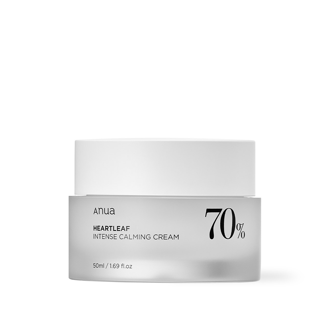 Anua Heartleaf 70% Intense Calming Cream 50ml - side view