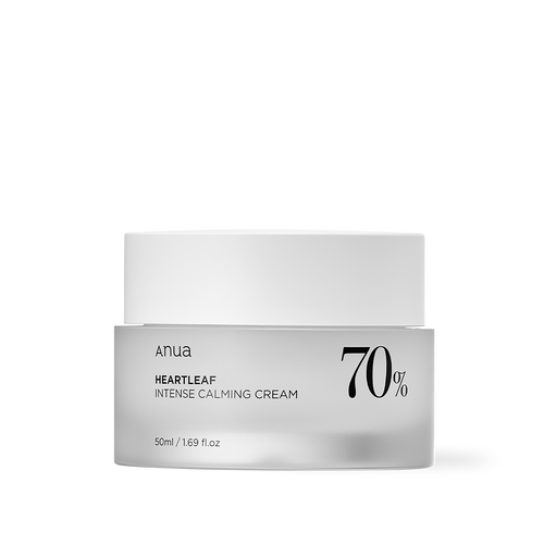 Anua Heartleaf 70% Intense Calming Cream 50ml - side view
