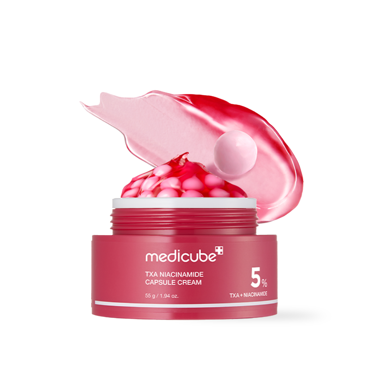 Medicube TXA Niacinamide Capsule Cream - capsule texture