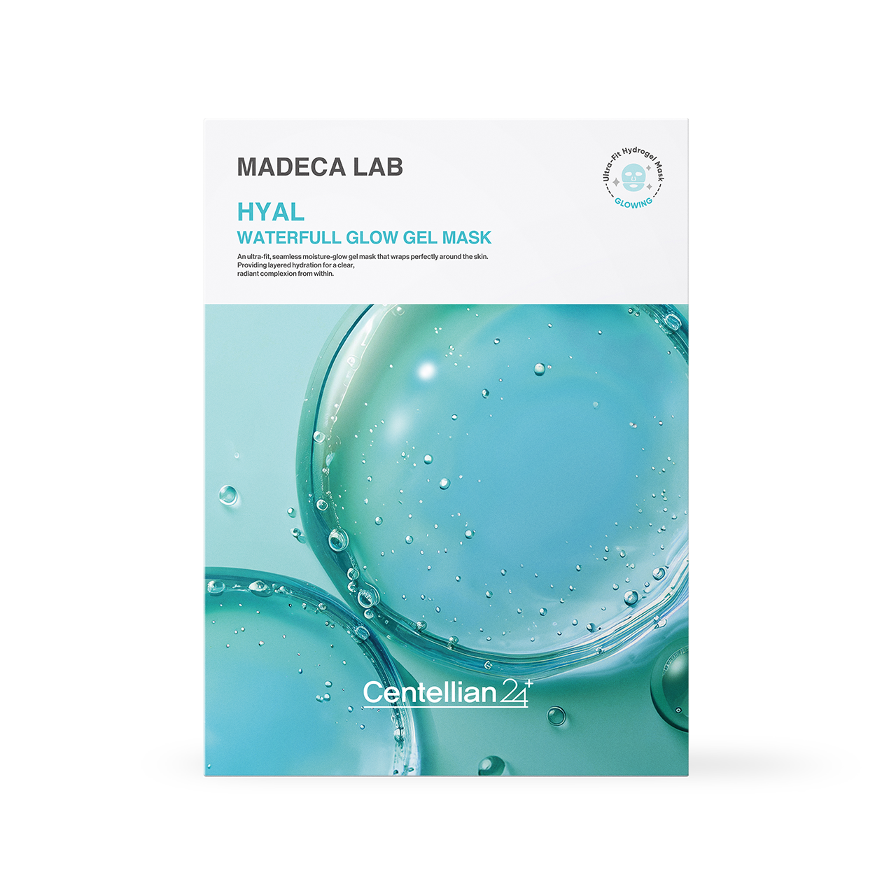 Centellian24 Madeca Lab Hyal Waterfull Glow Gel Mask 5EA - side view