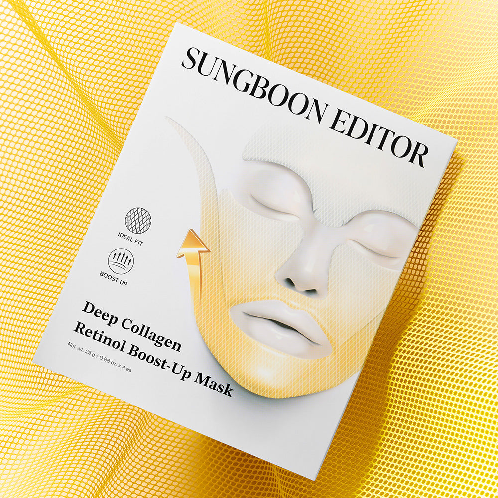 SUNGBOON EDITOR Deep Collagen Retinol Tension Boost Up Mask x 4