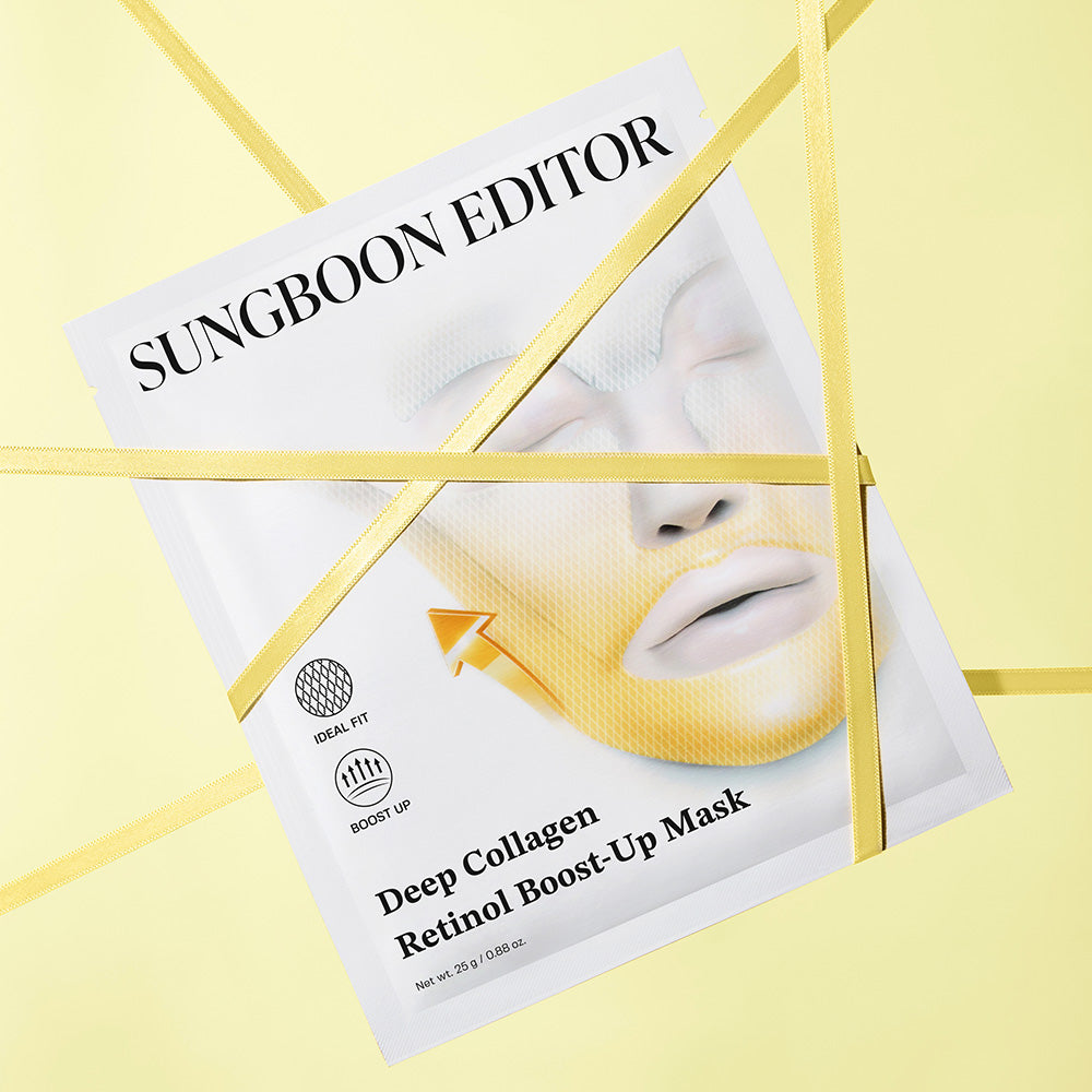 SUNGBOON EDITOR Deep Collagen Retinol Tension Boost Up Mask x 4