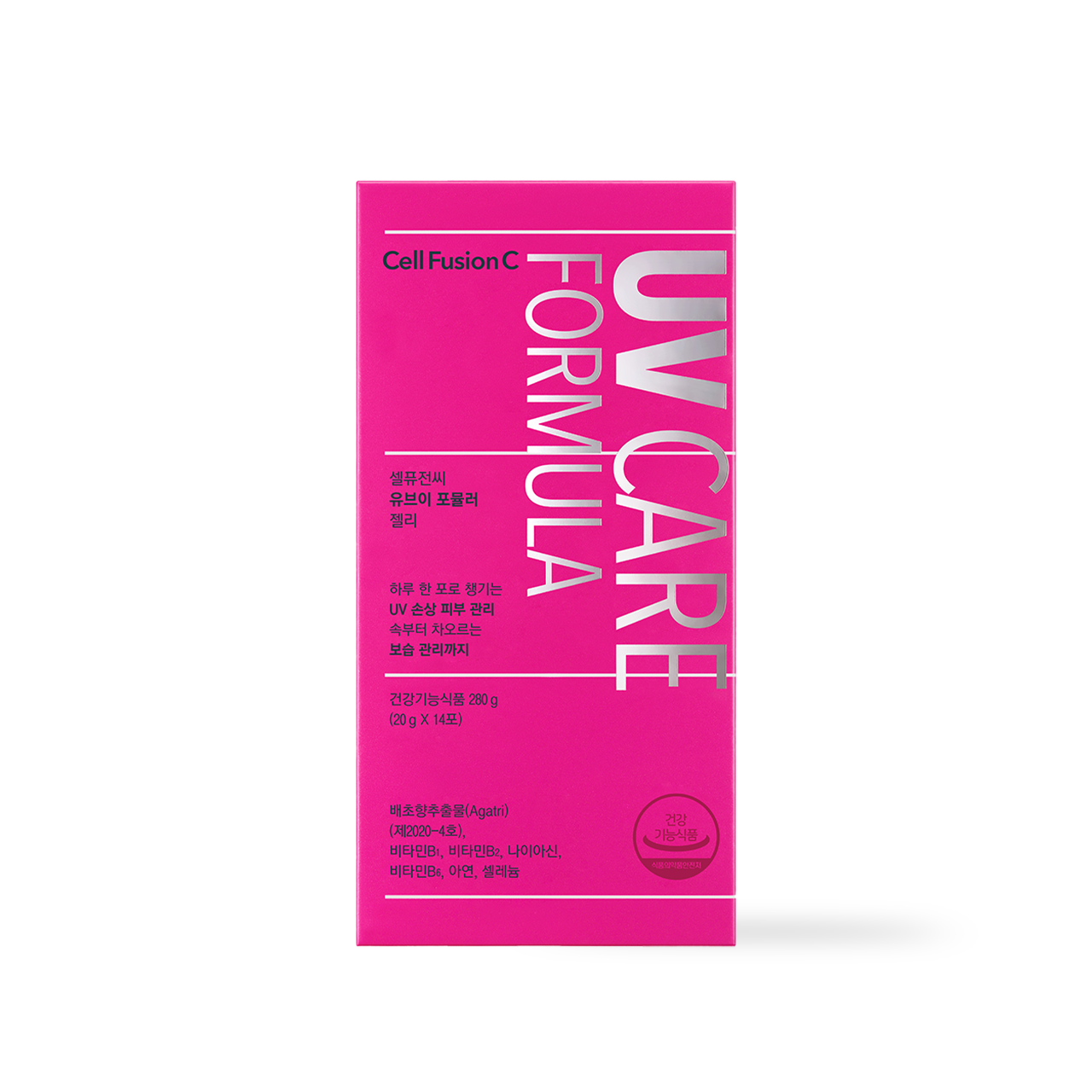 Cell Fusion C UV Formula Jelly 20g*14ea, formula texture and finish