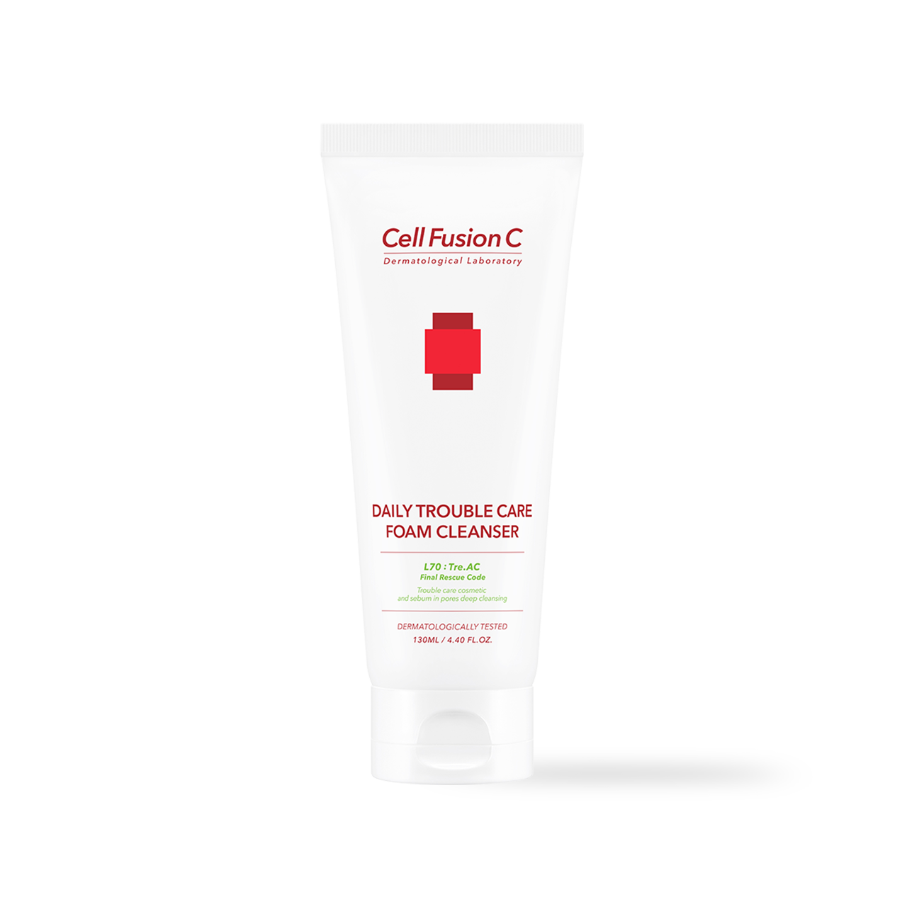Cell Fusion C TRE.AC Daily Trouble Care Foam Cleanser - 130ml, formula texture and finish