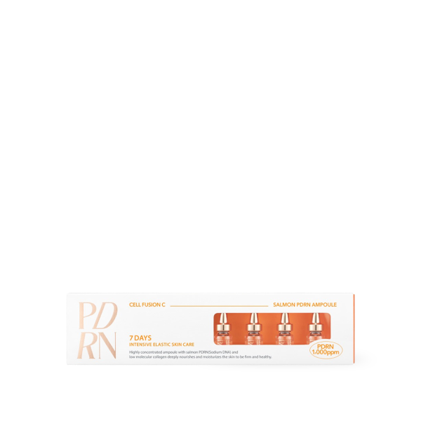 Cell Fusion C Salmon PDRN Ampoule 2ml*7ea, product packaging and full size