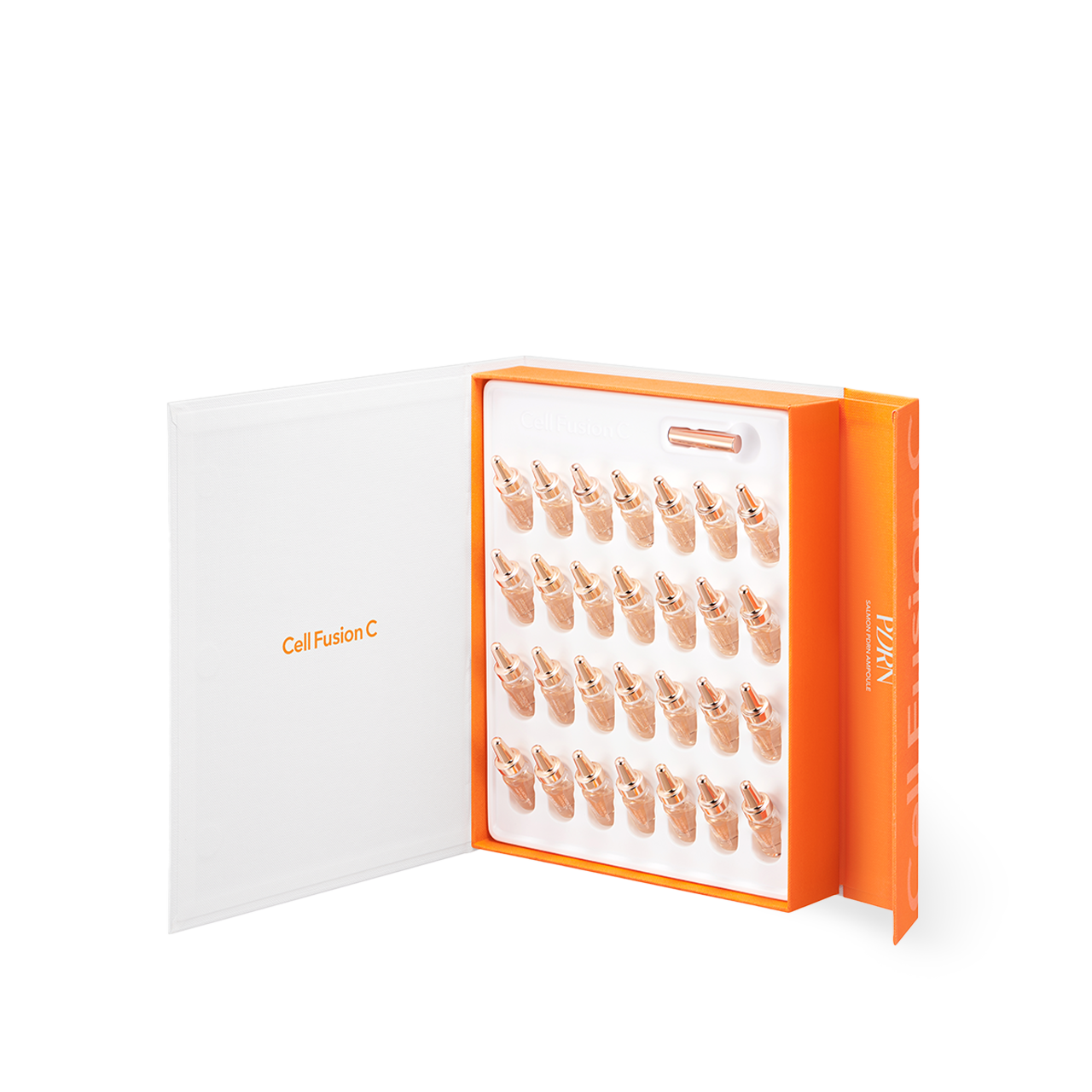 Cell Fusion C Salmon PDRN Ampoule 2ml*28ea, formula texture and finish