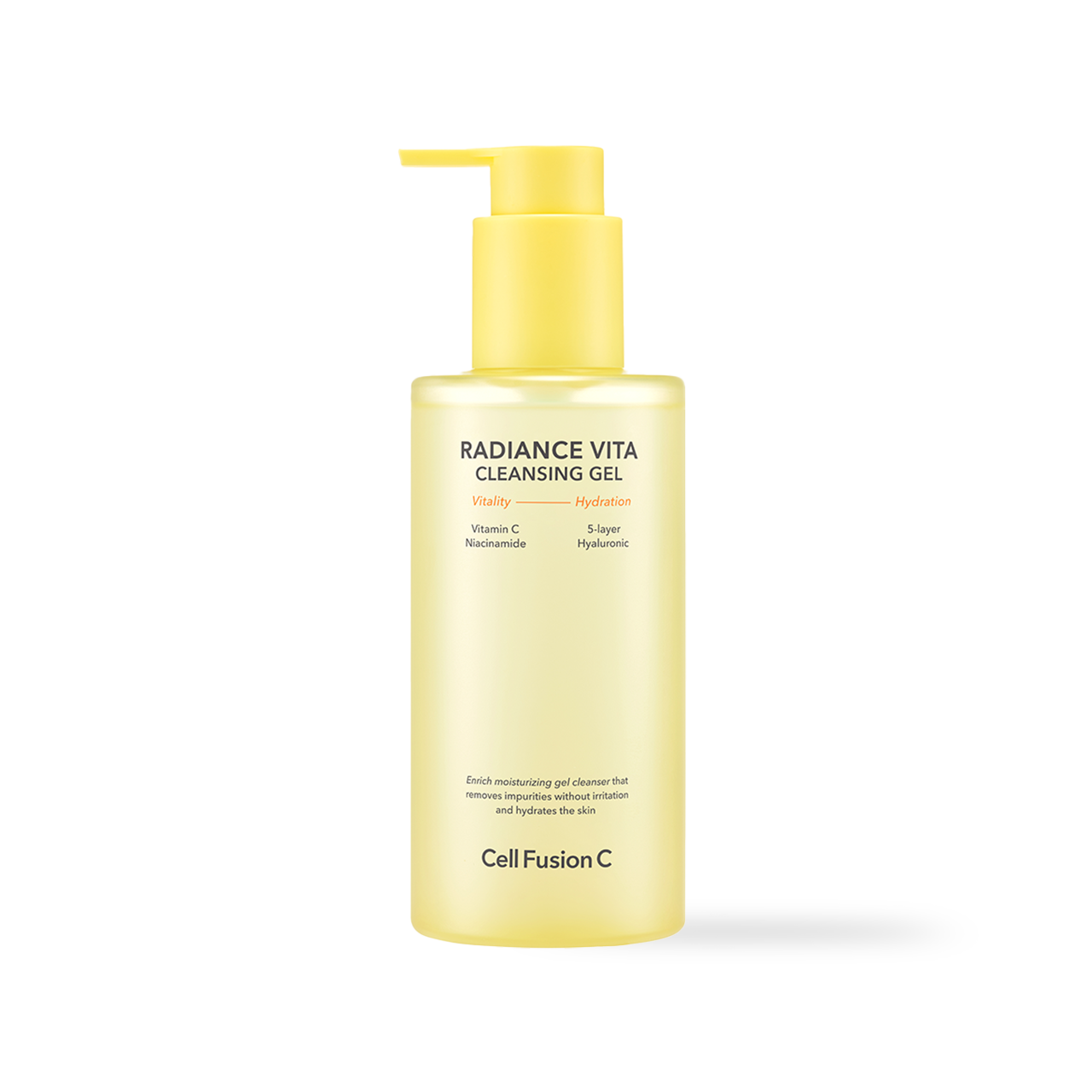 Cell Fusion C Radiance Vita Cleansing Gel 200ml, formula texture and finish